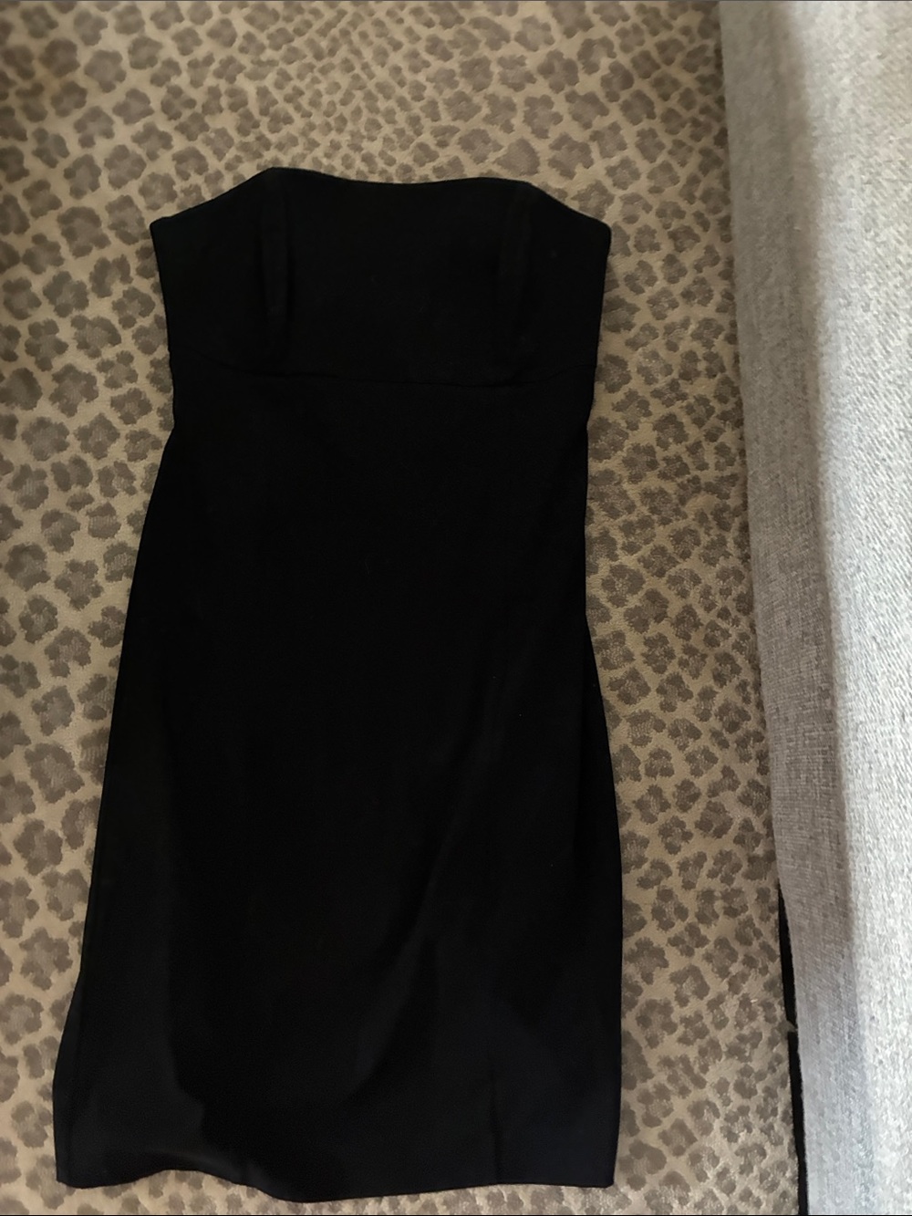 Target Black Strapless Sheath Dress